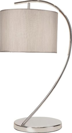 Heart of House Bourne Arc Chrome Table Lamp - Natural.